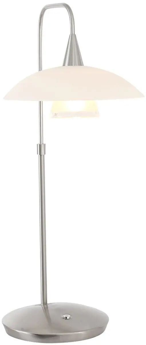 Steinhauer Tallerken 2657ST Tafellamp - Staal/Wit - 2700K