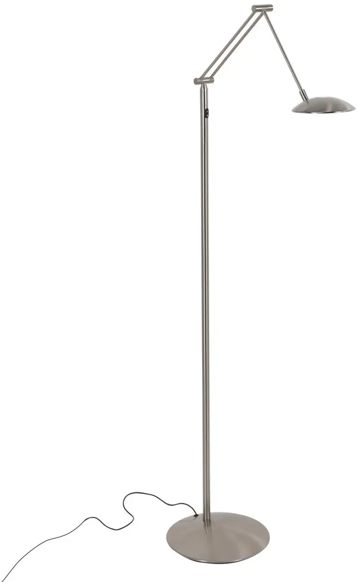 Steinhauer Daphne 2 Vloerlamp - 10W Warm Wit - Zilver
