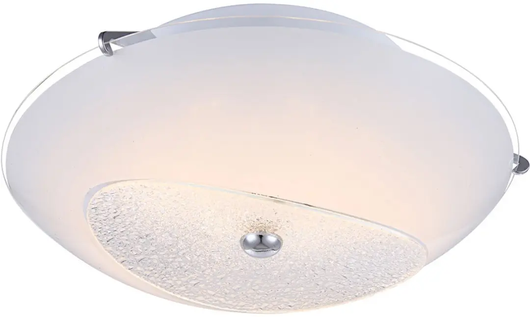 Globo Kristallen Plafondlamp 8W - 2 Stuks - Wit