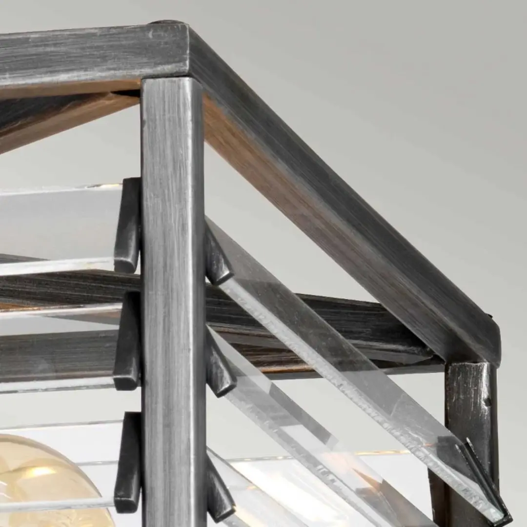 Elstead Lighting LED Plafondlamp Louvre 4xE27 - 60W Dimbaar