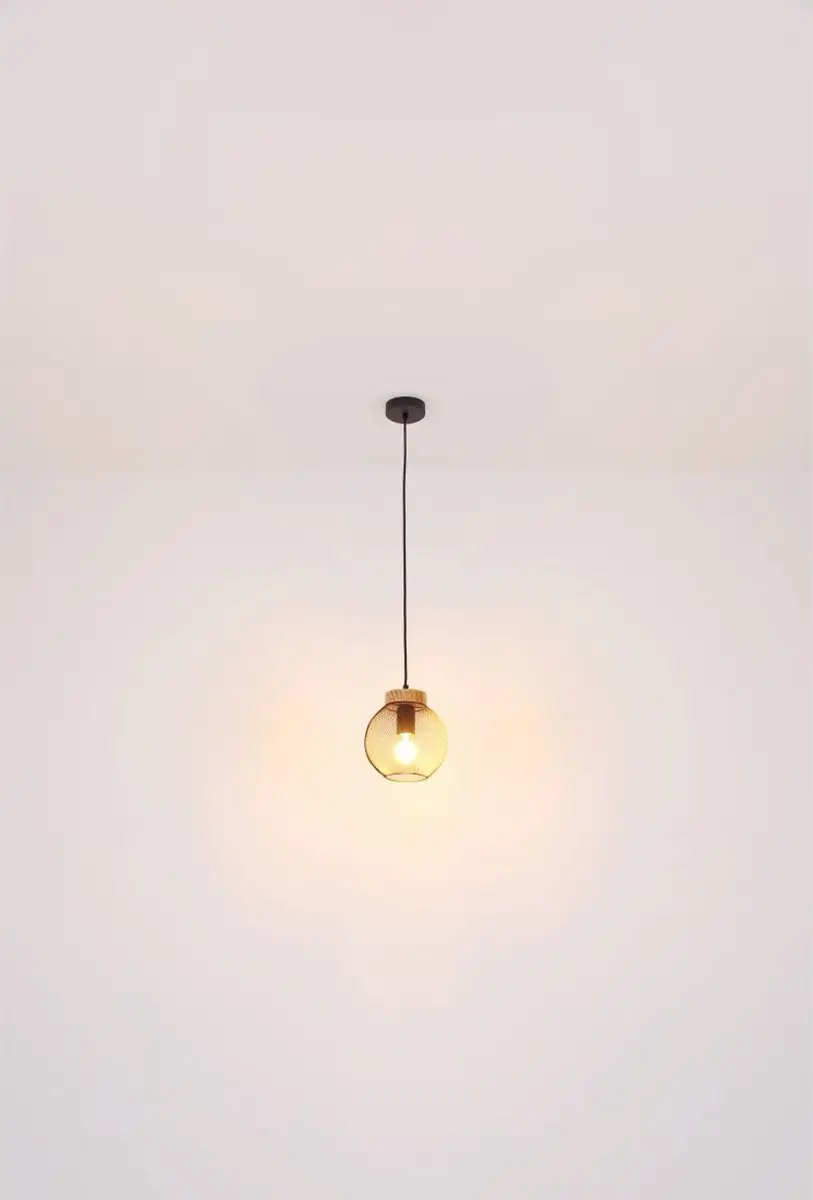 Globo 4-lichts Hanglamp Industrieel - 95x20x120cm Zwart - afbeelding 6 van 6