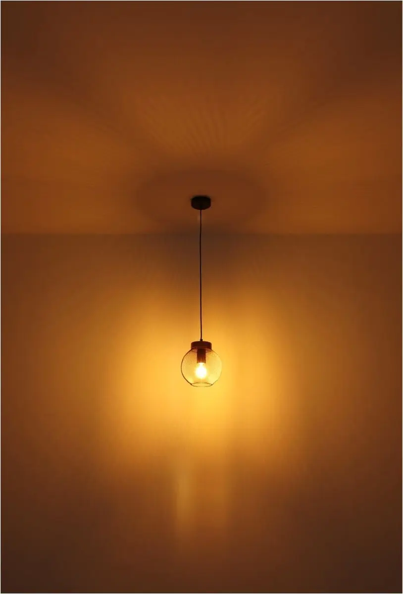 Globo 4-lichts Hanglamp Industrieel - 95x20x120cm Zwart
