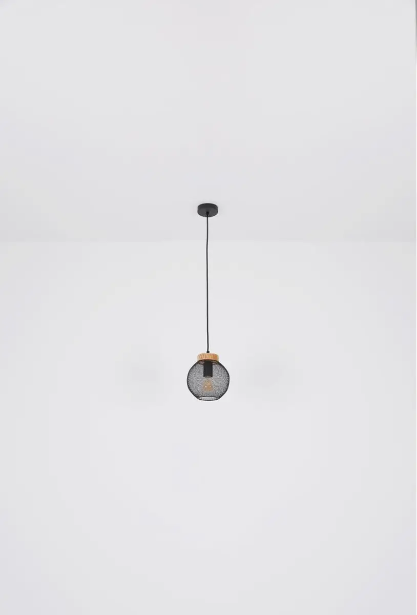 Globo 4-lichts Hanglamp Industrieel - 95x20x120cm Zwart