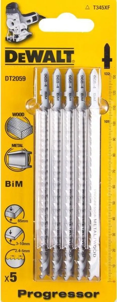 DeWalt DT2059 Progressor Decoupeerzaagbladen - 5 Stuks