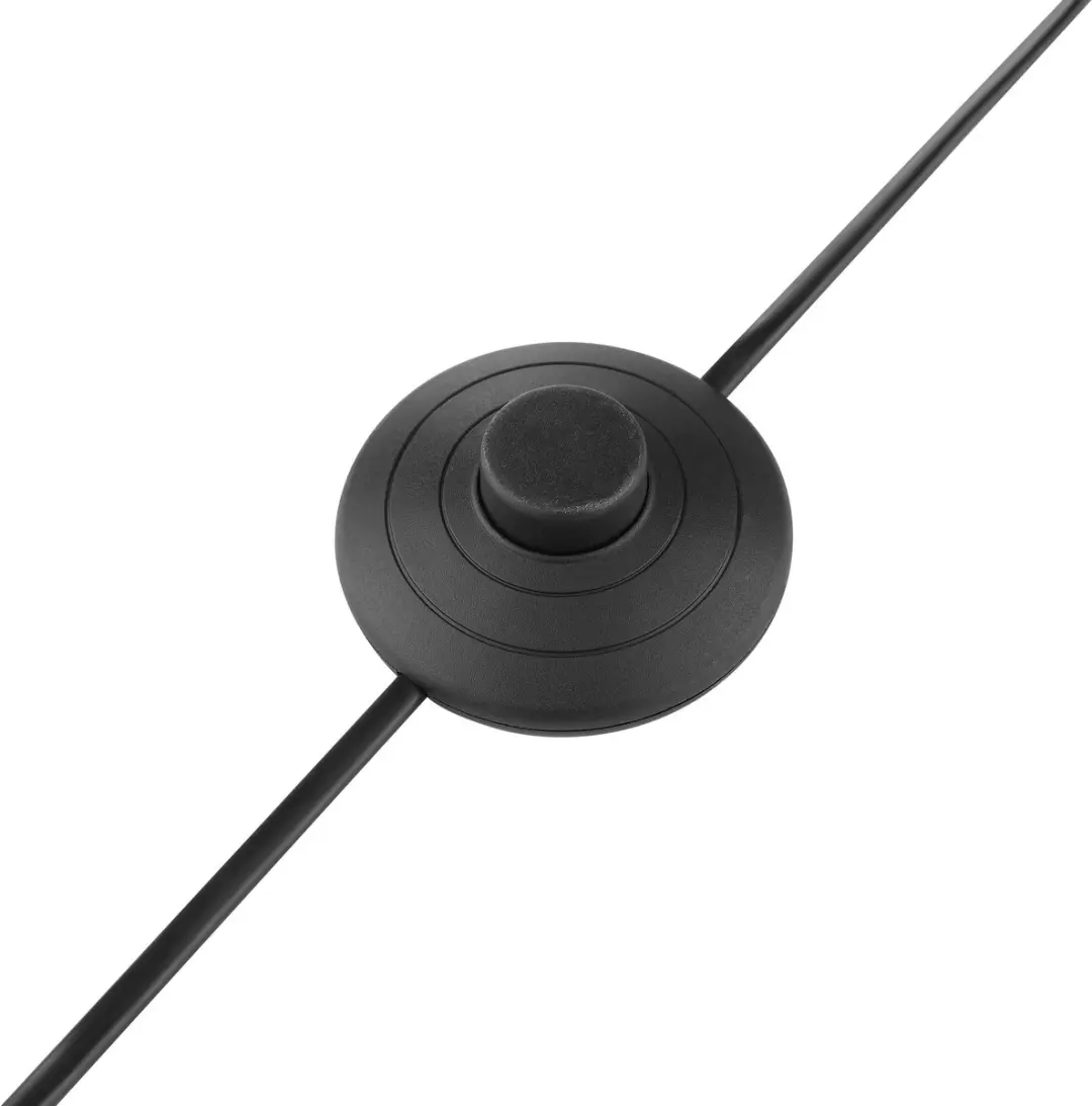 Brilliant Helen Staande Lamp 1,7m - Chroom/Zwart
