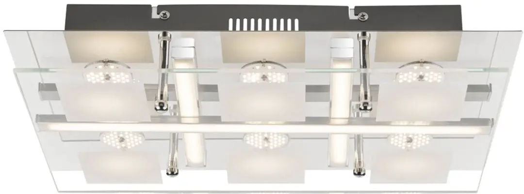Globo Plafondlamp 6 Vlammen - 350 Lm Warm Wit - 38x24x7cm