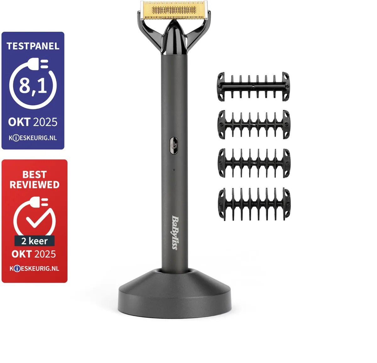 Babyliss X-Blade Super-X Metal Series OT991E Scheerapparaat & Trimmer - 100% Waterdicht - Zwart/Goud