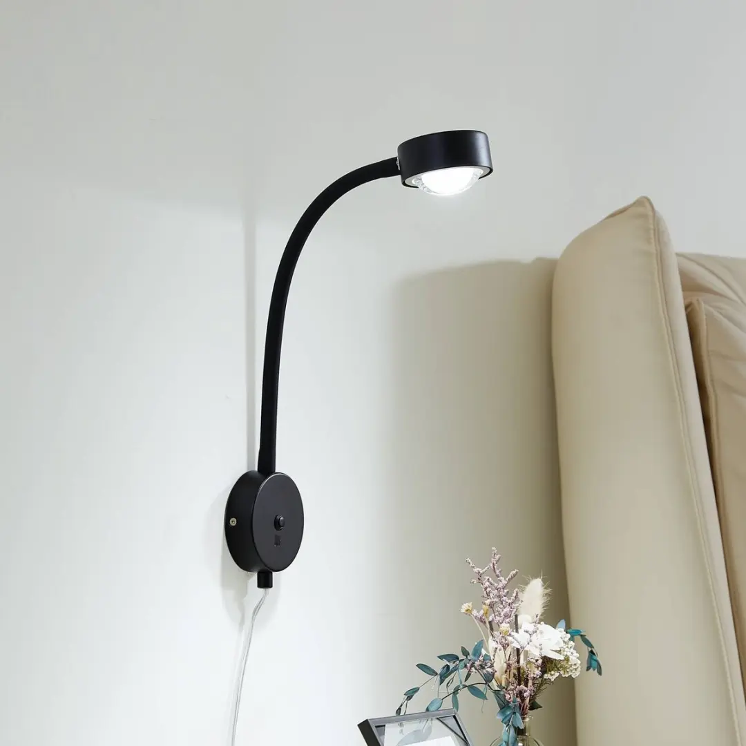 Lindby Wandlamp 1 Licht GX53 - 11W - Zwart mat