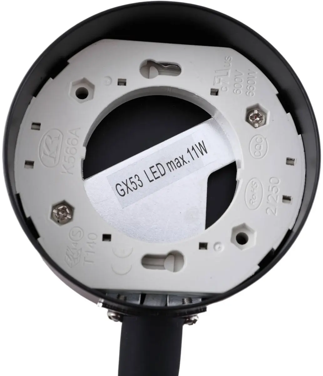 Lindby Wandlamp 1 Licht GX53 - 11W - Zwart mat