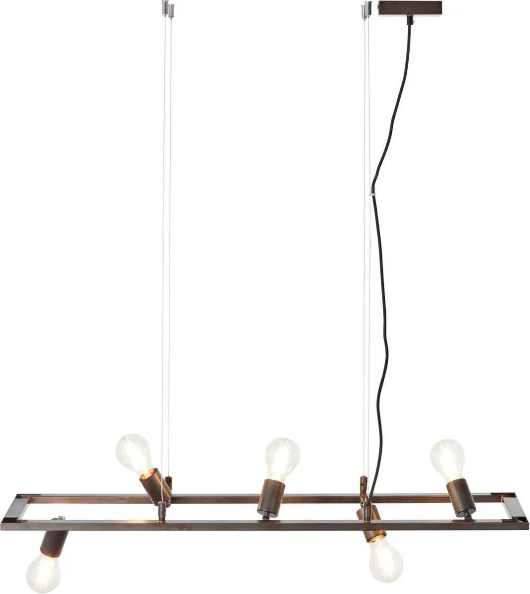 Brilliant Kalla Eettafel Hanglamp 200W - Zwart