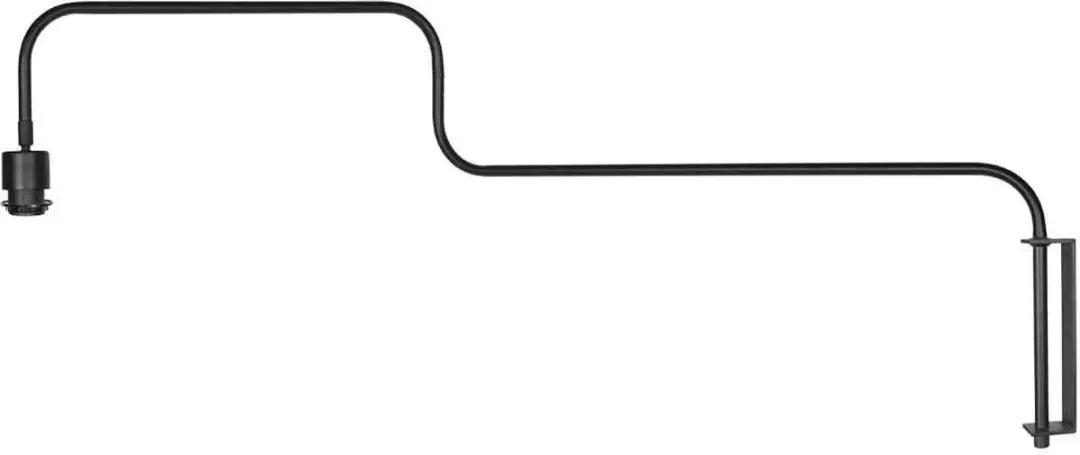 Steinhauer Bloeba 4142ZW Wandlamp - 40W - Zwart