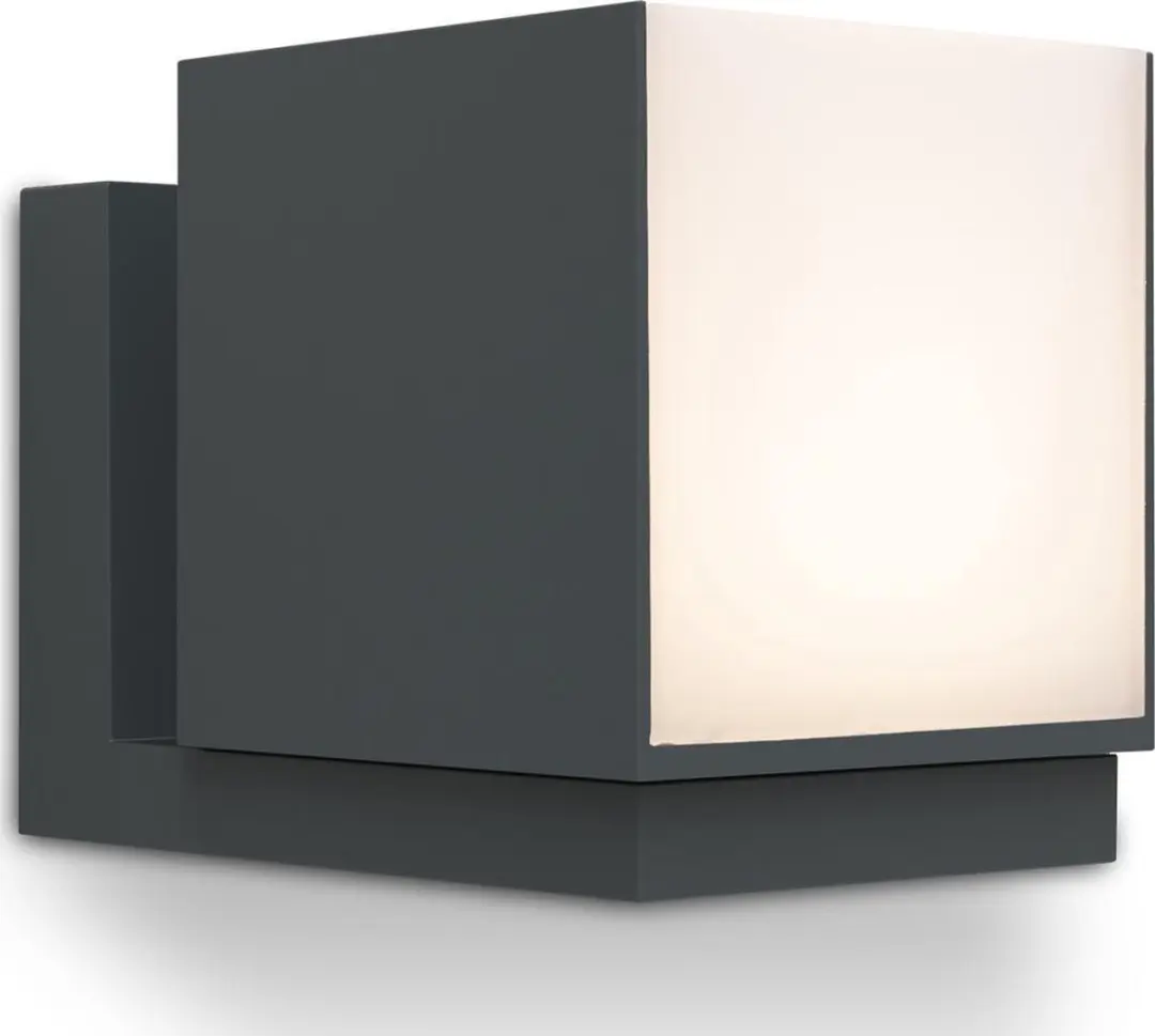 Lutec Cuba Wandlamp Buiten Aluminium 3000K