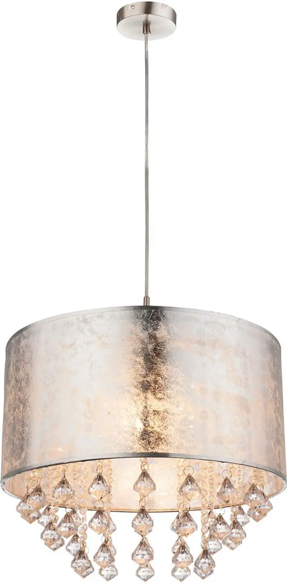 Globo Amy I Hanglamp - Nikkel Ø40cm