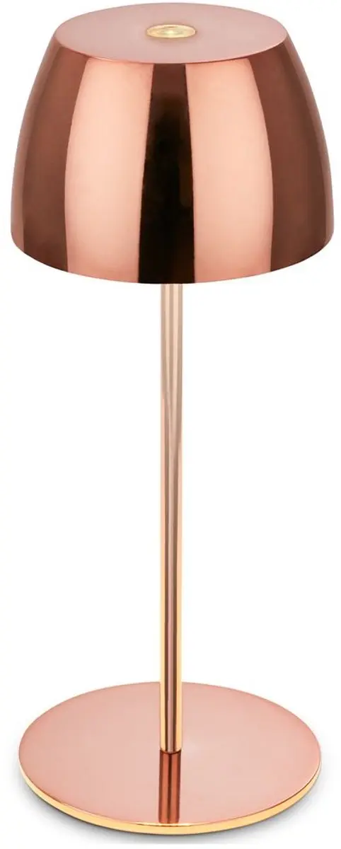 Briloner Serina Mini 7503013 LED Tafellamp - Dimbaar - IP44 - Koper