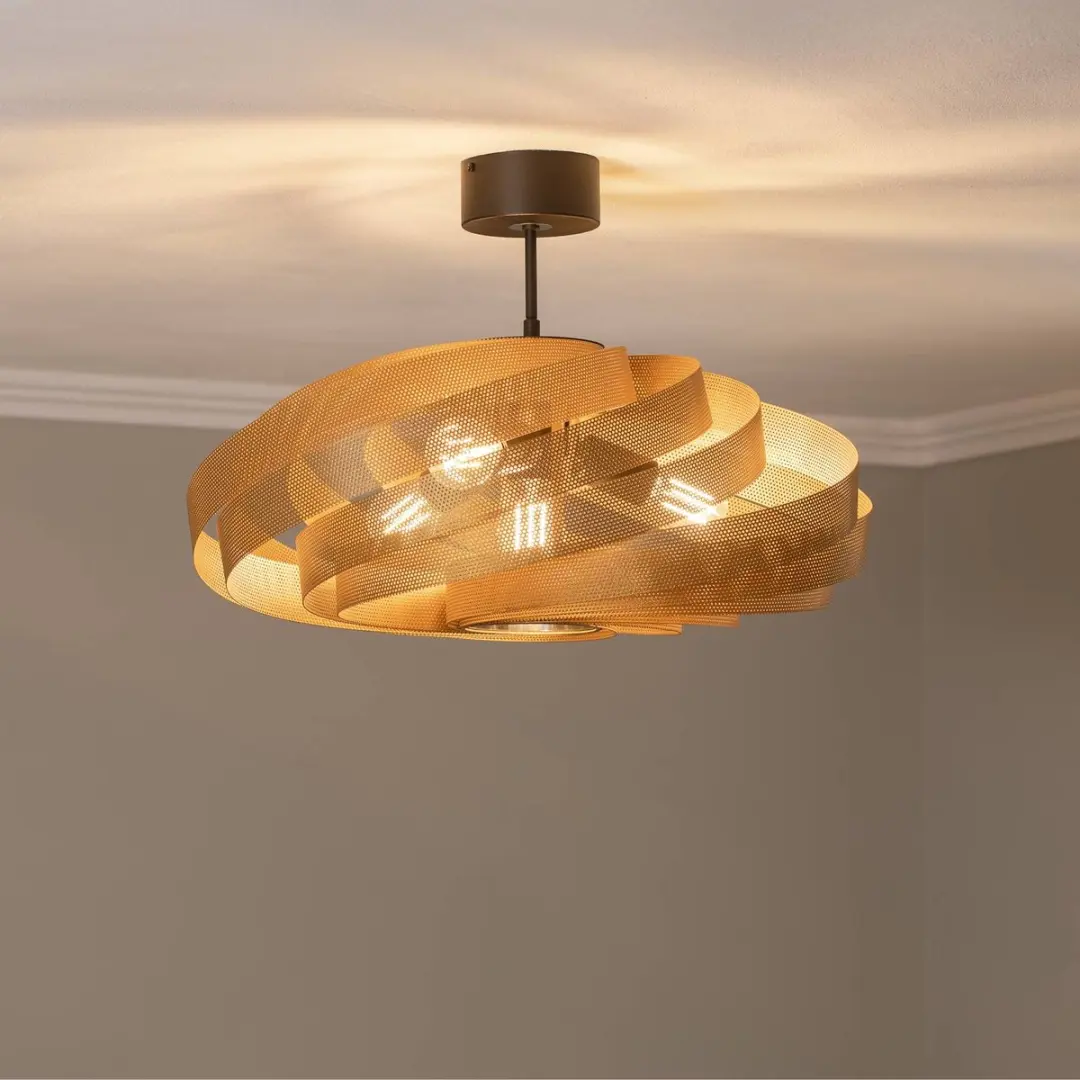 Euluna Plafondlamp 4 Lichtpunten - 60cm - Goud