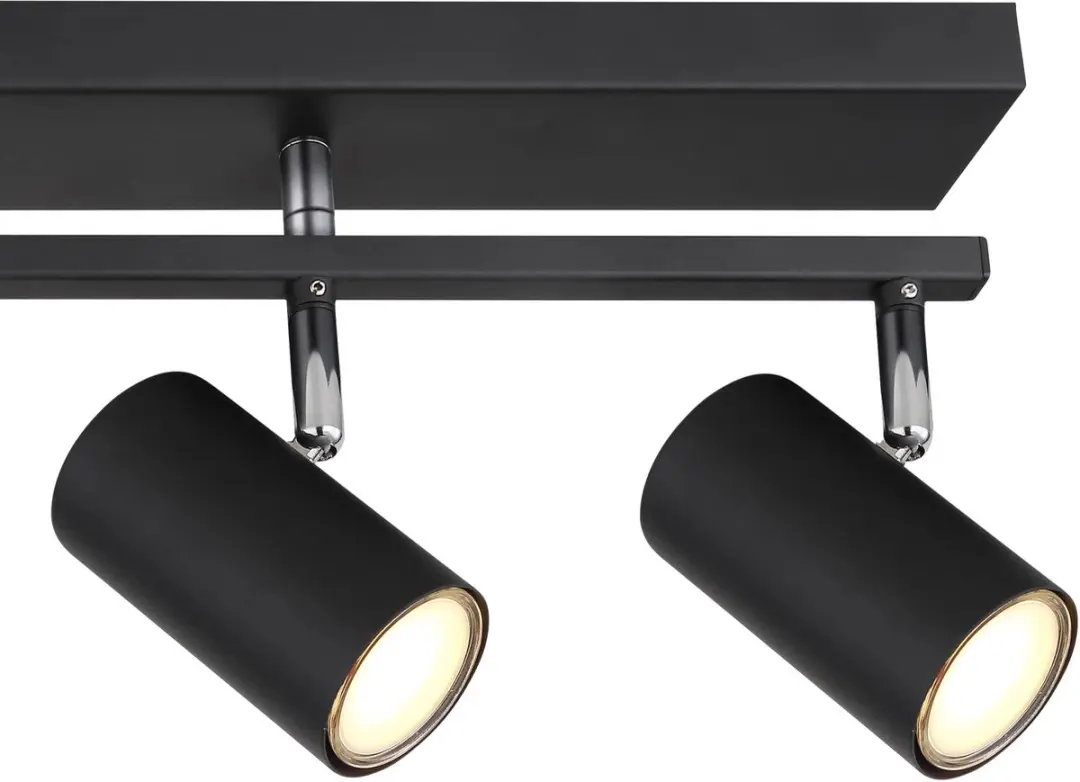 Globo Robby Opbouwspot GU10 - 5 Stuks - Zwart