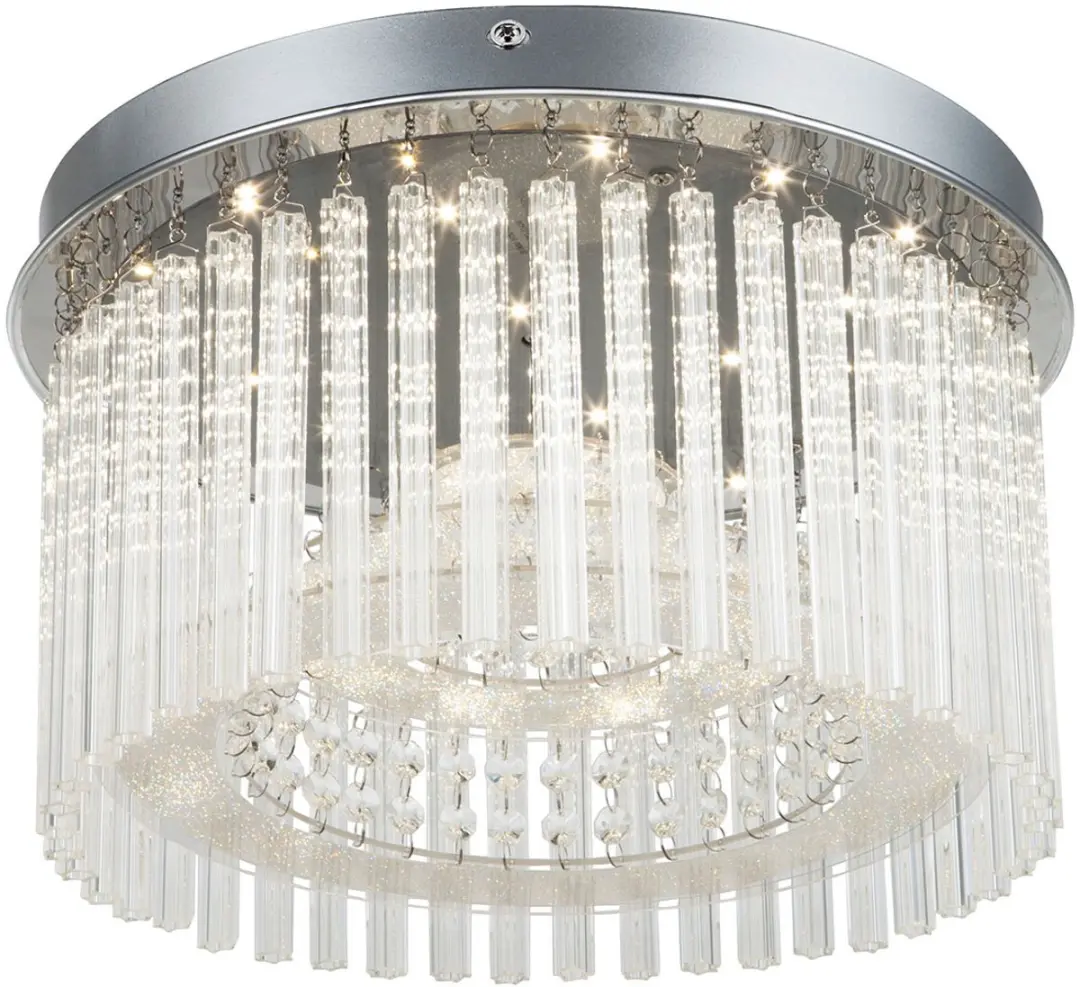 Globo Joyce Plafondlamp LED Ø37cm - Chroom