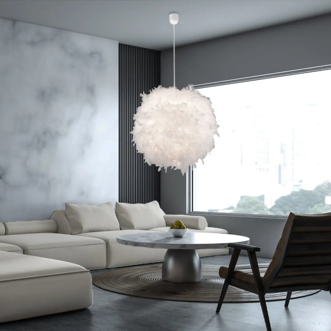 Globo Katunga Hanglamp - Ø60cm - Wit