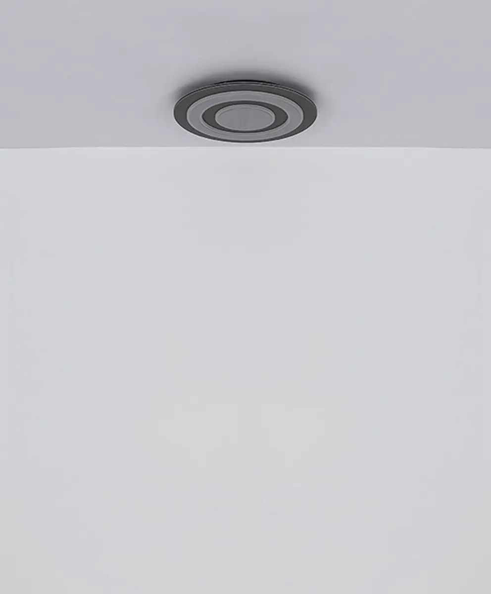 Globo Rosental LED Plafondlamp - Ø48cm - Antraciet