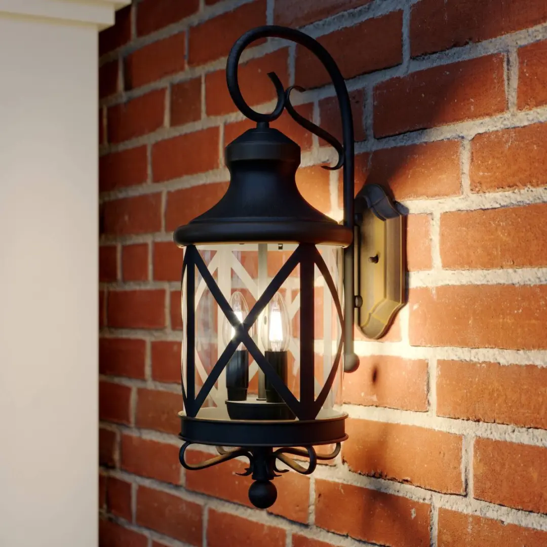 Lucande Wandlamp Vintage Marcellino+ 3-Lichts