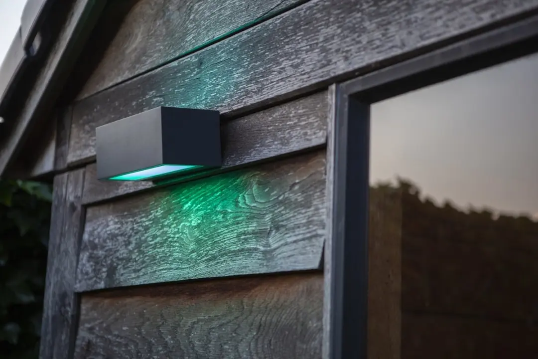 Lutec Connect Gemini Wandlamp RGBW 17W - Donkergrijs