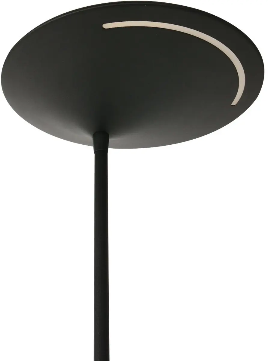 Steinhauer Vloerlamp Zodiac 2107ZW - 2x Warm Wit 2700K - 185cm Zwart
