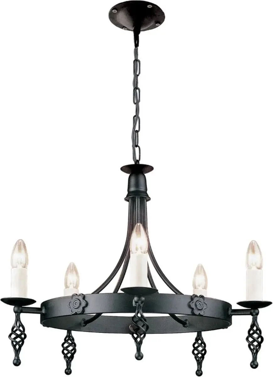 Elstead LED Kroonluchter 5x E14 60W