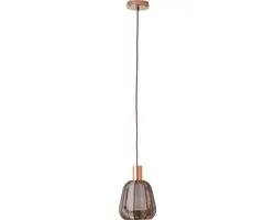Brilliant Wallace Hanglamp - Donkerbruin Aluminium - 1x E27 40W