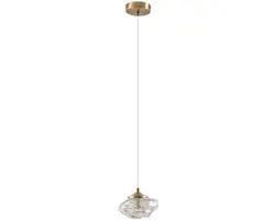 Lindby Hanglamp 1 Licht G9 - 8W - Amber/Messing