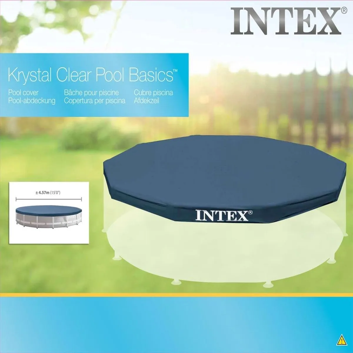 Intex Zwembadhoes 457cm - Blauw