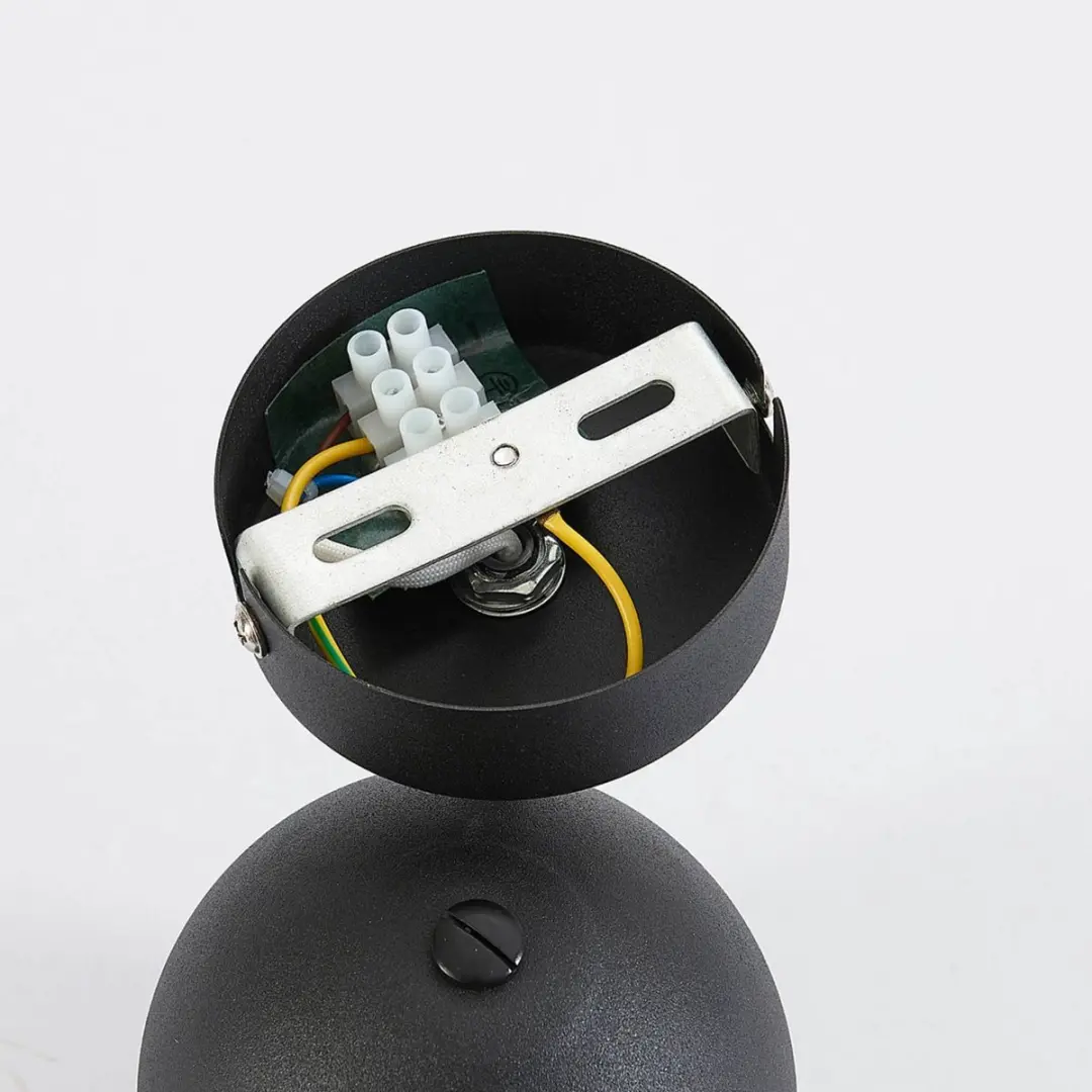 Lindby Buitenspot Metaal E14 5W - Zwart/Goud