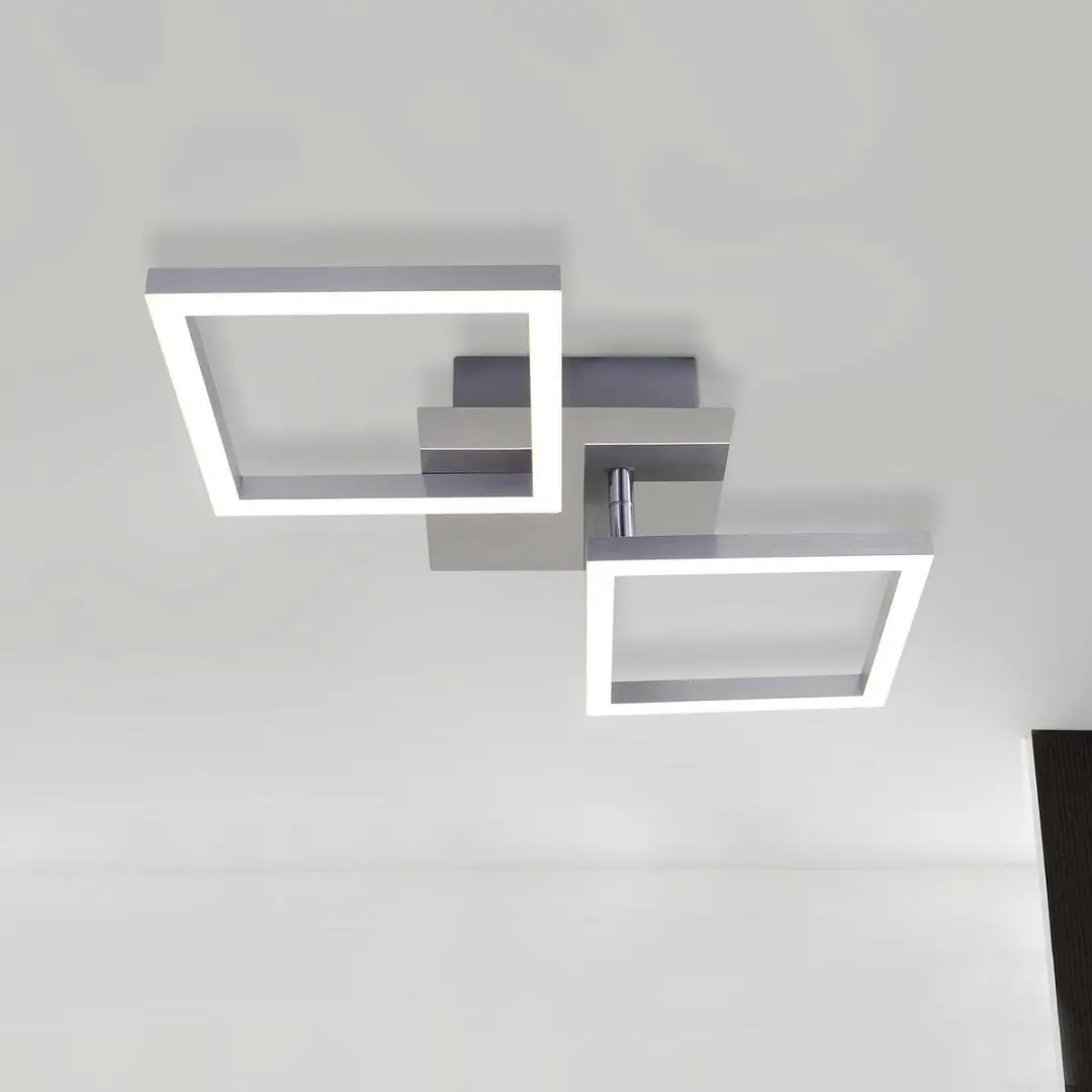 Briloner Frame Plafondlamp LED 16W 1200lm - Chroom