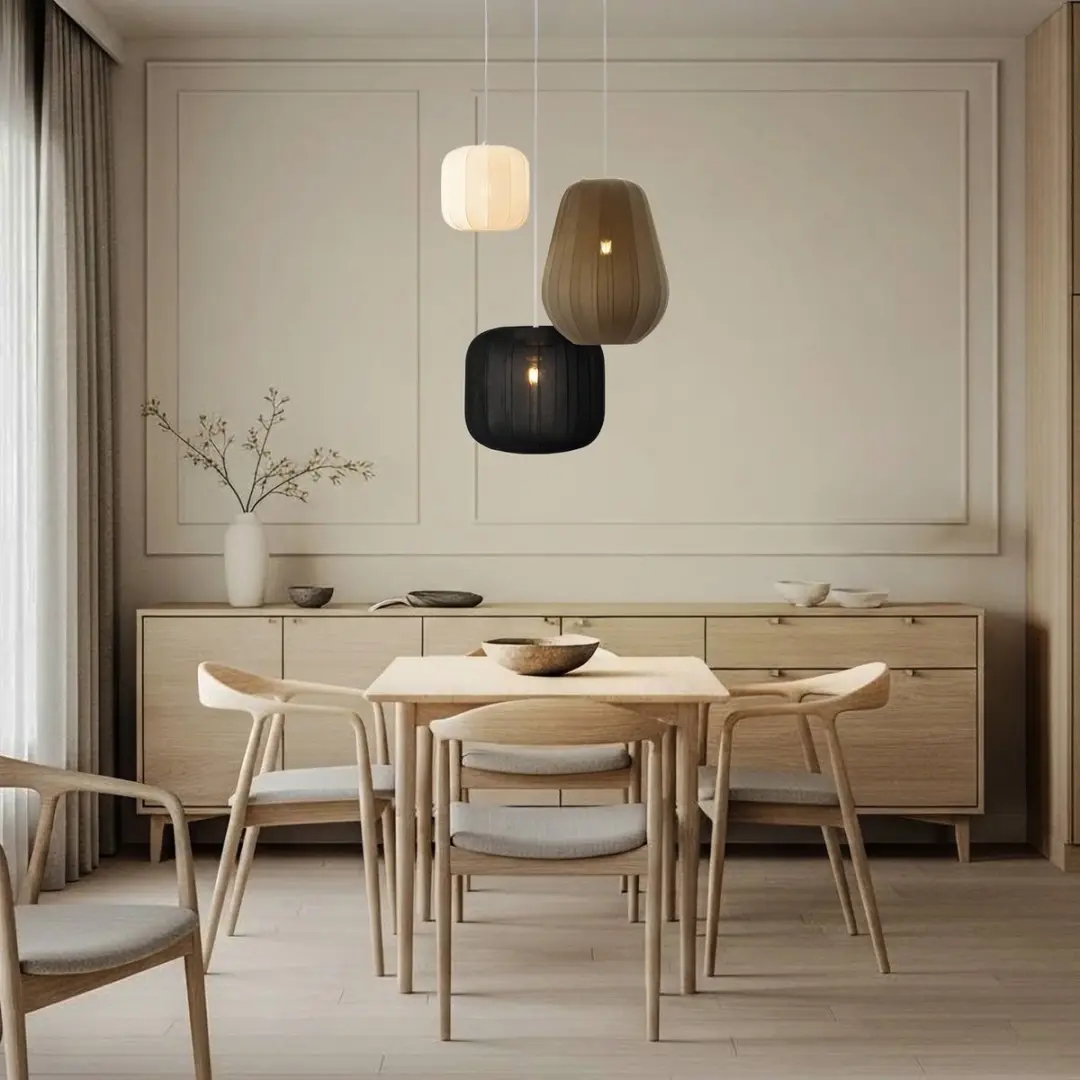 Lindby Hanglamp Textiel 1 Licht E27