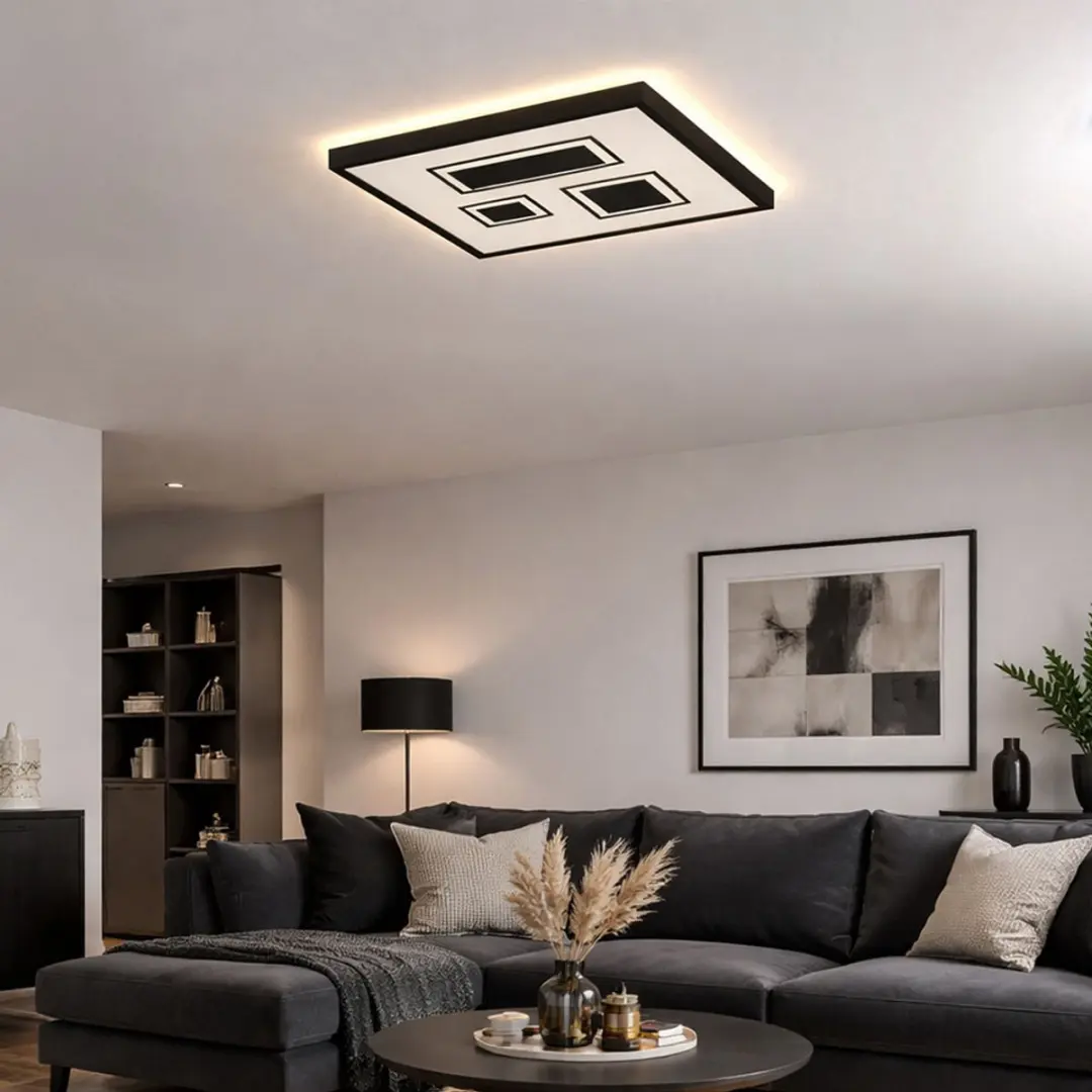 Briloner LED Plafondlamp 22W 3000lm - Zwart