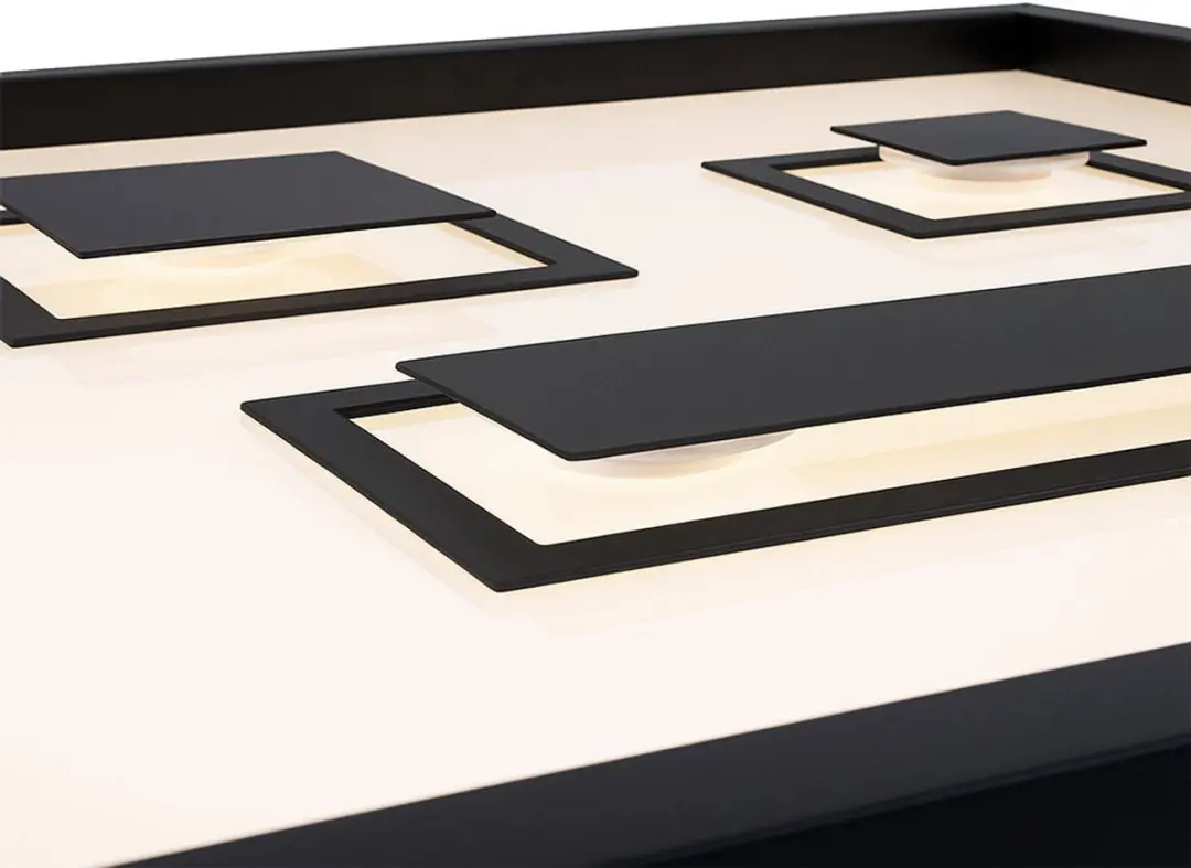 Briloner LED Plafondlamp 22W 3000lm - Zwart