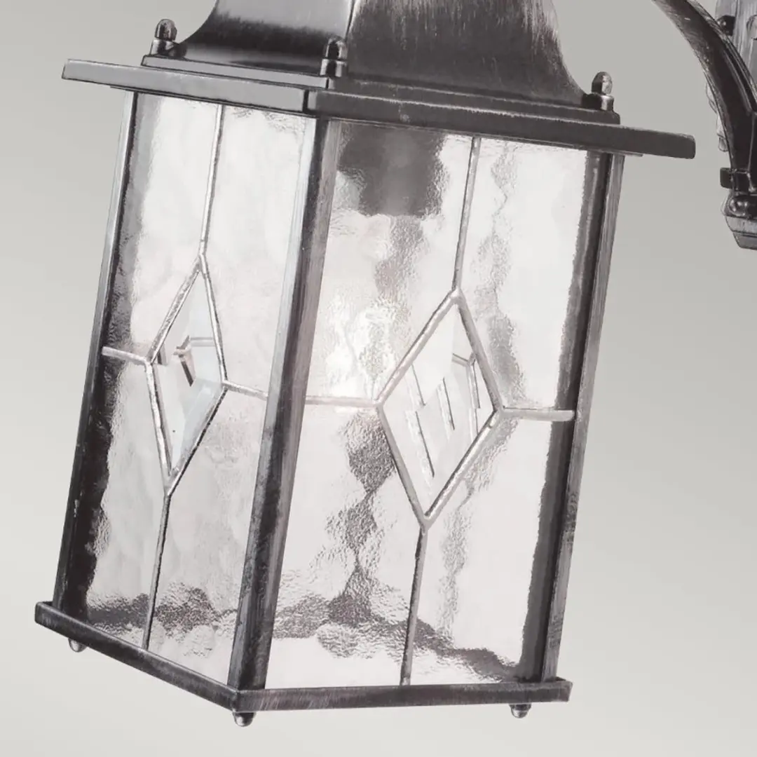 Elstead Lighting Wexford LED Wandlamp E27 60W - Dimbaar - Zwart/Zilver