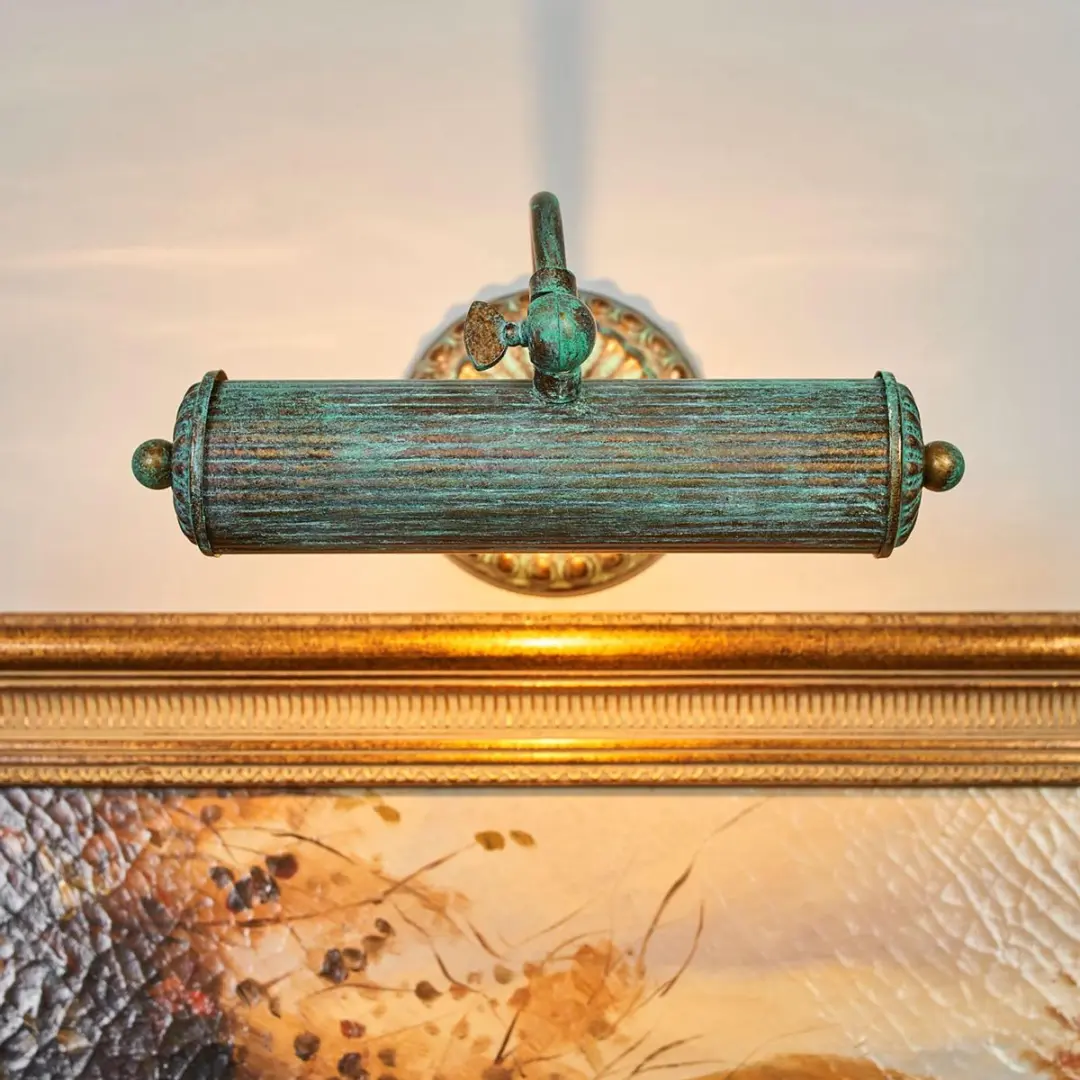 Lindby Wandlamp Metaal 1 Licht E14 - Verdigris