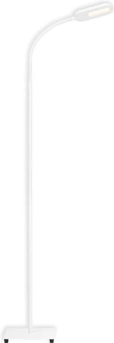 Briloner Office Step LED Vloerlamp - Wit - 128cm
