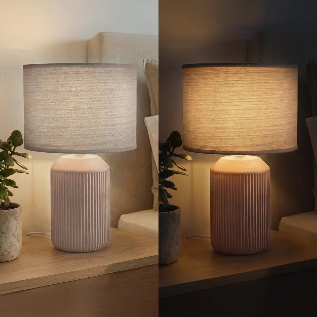 Briloner Ino Tafellamp - Ø22cm - Bruin