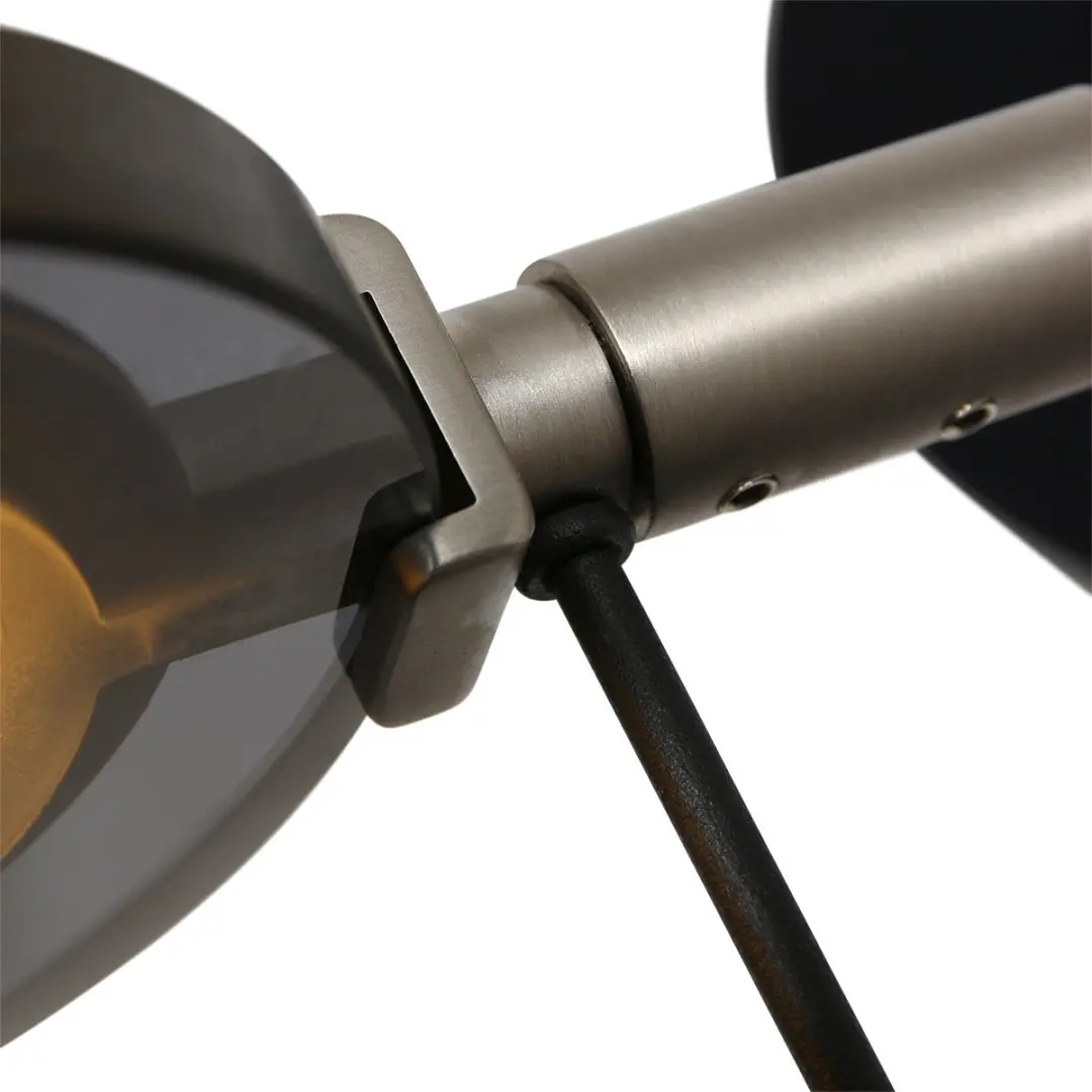 Steinhauer Turound LED Wandlamp - Zwart - 14cm