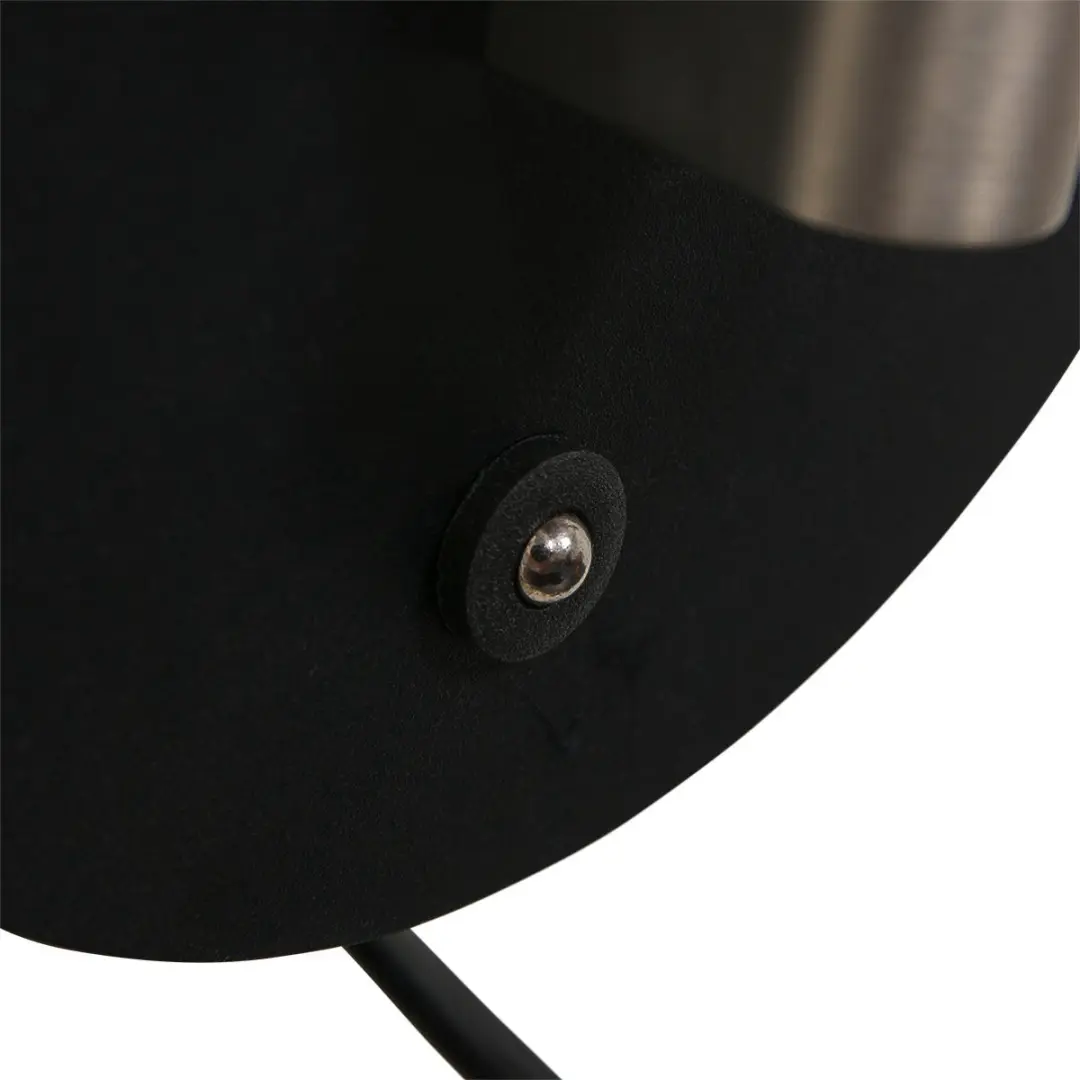Steinhauer Turound LED Wandlamp - Zwart - 14cm