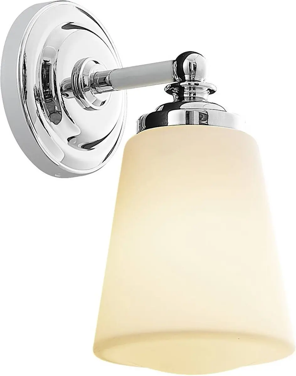 ARCCHIO Wandlamp 1 Licht E14 - Opaalwit/Chroom