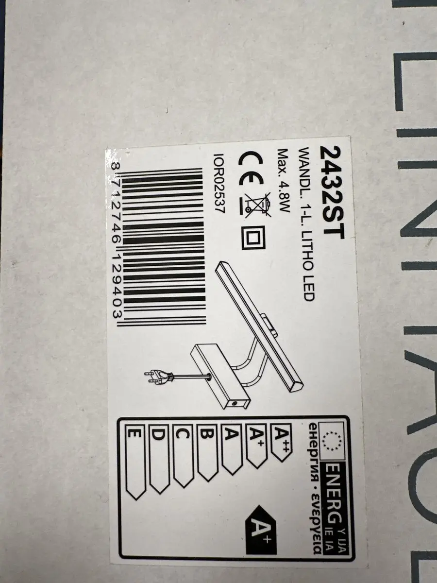Steinhauer Litho LED Wandlamp 9W - Staal