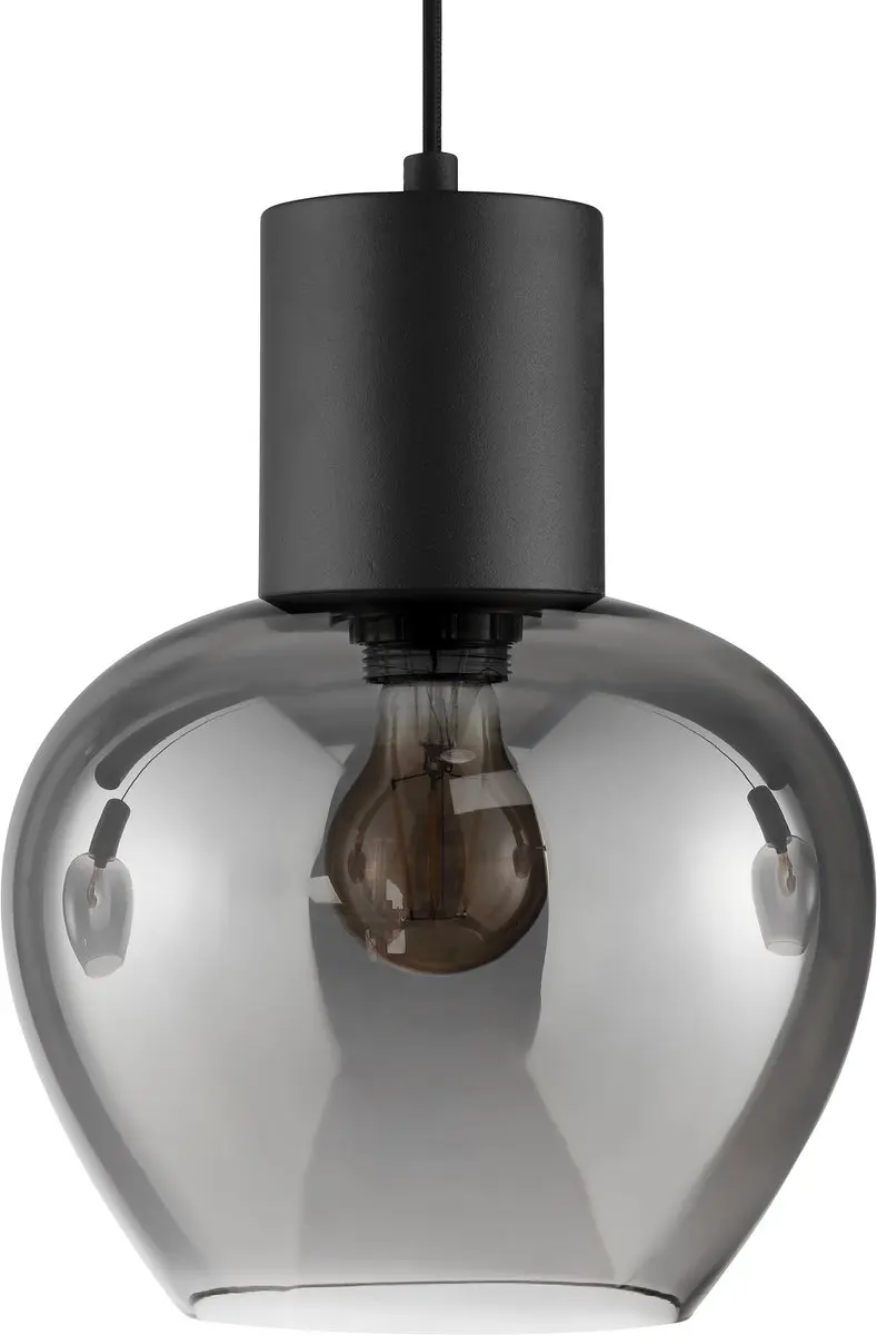 Brilliant Ligari Hanglamp 5-lichts 123cm - Zwart/Smoke
