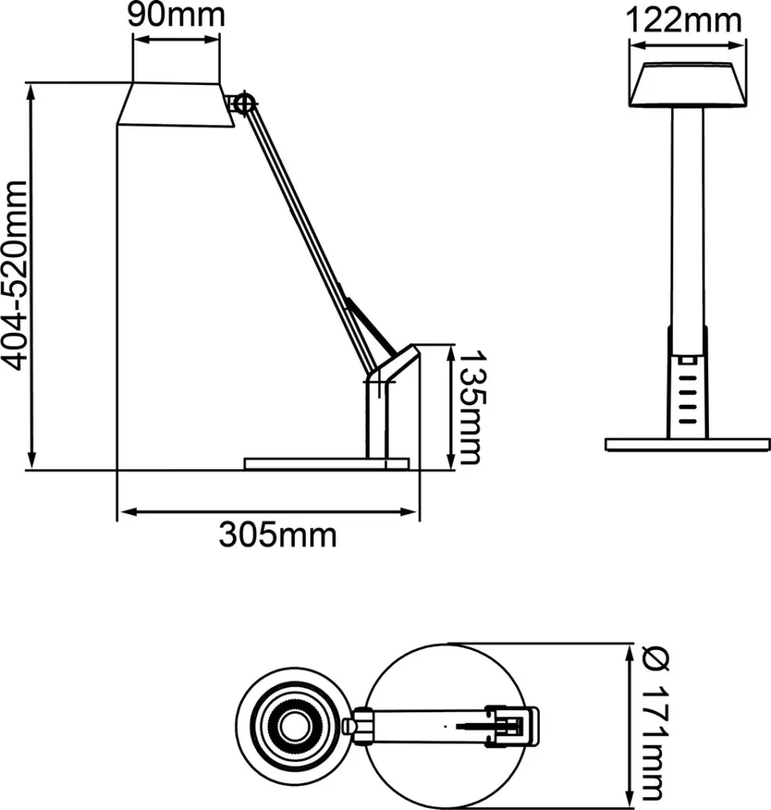 Brilliant Kaila Bureaulamp - LED 8W Draadloos Oplaadstation Wit