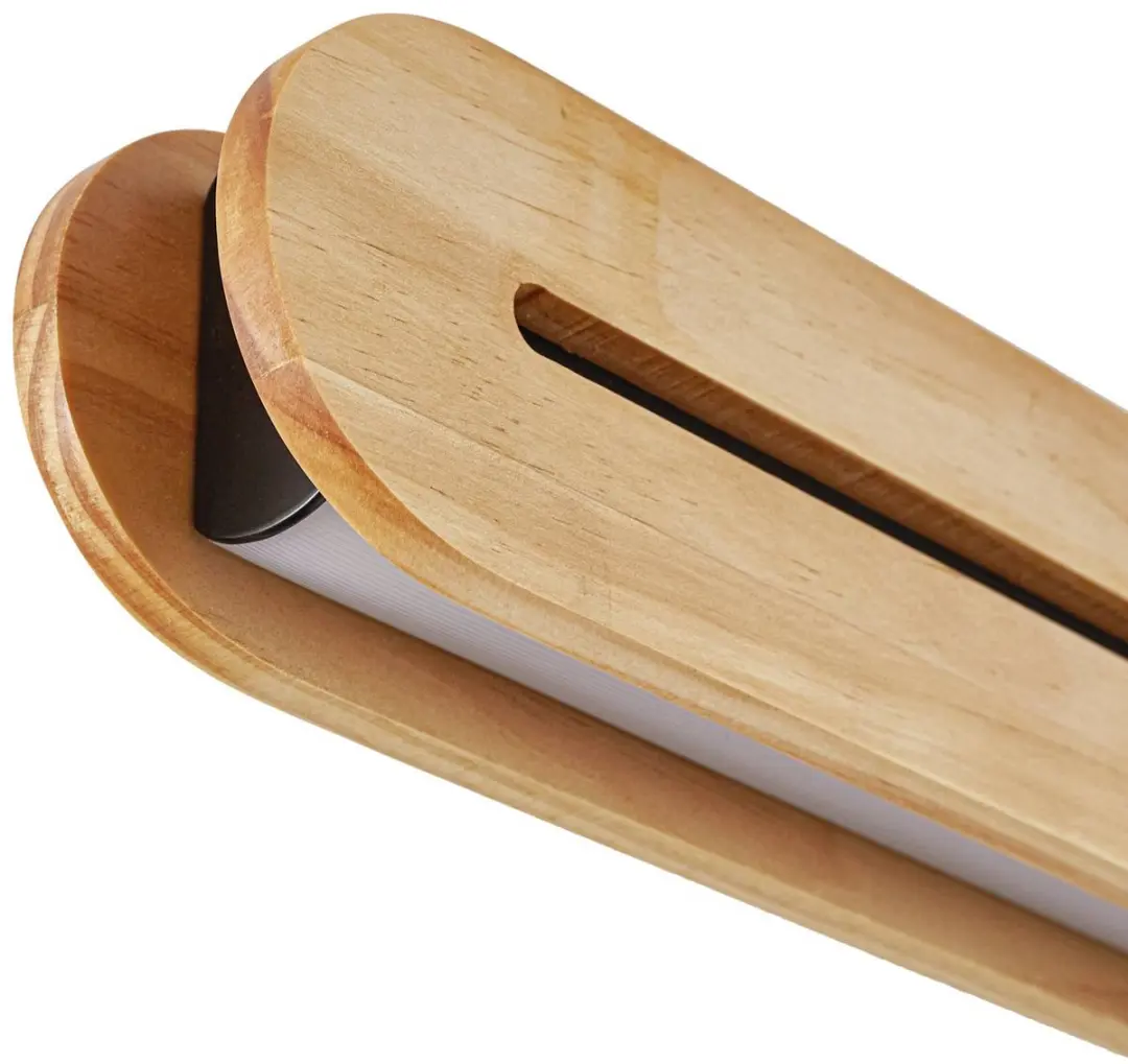 Lucande Hanglamp CCT 24W - Licht hout/zwart