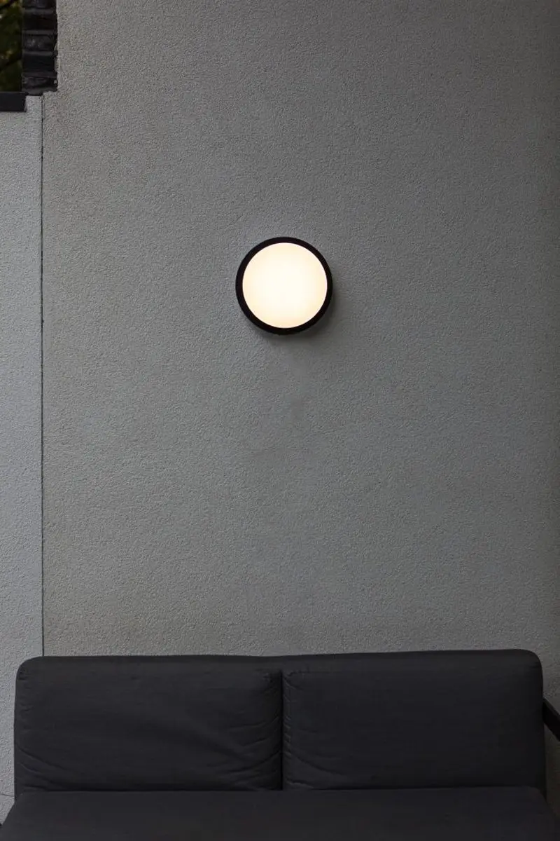 Lutec Goleta Plafondlamp Buiten LED 2x24.3W RGBW - 30cm - Mat Zwart