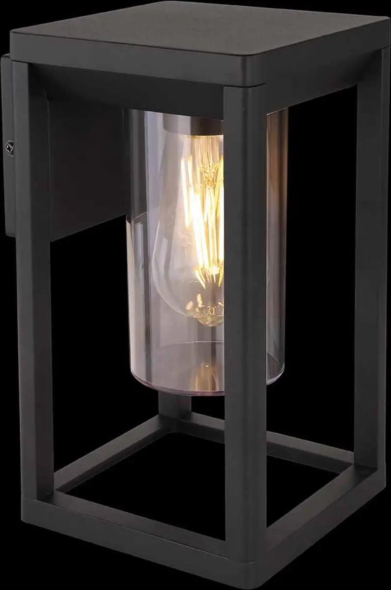 Globo Candela Wandlamp 3135W - Zwart - Ø8cm