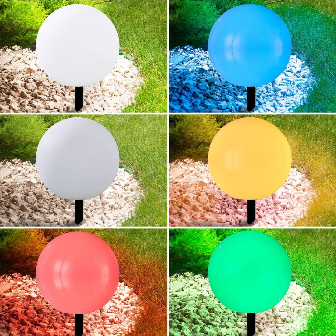 Lindby Solar Tuinverlichting Lago+ - 2 Lampen - Wit