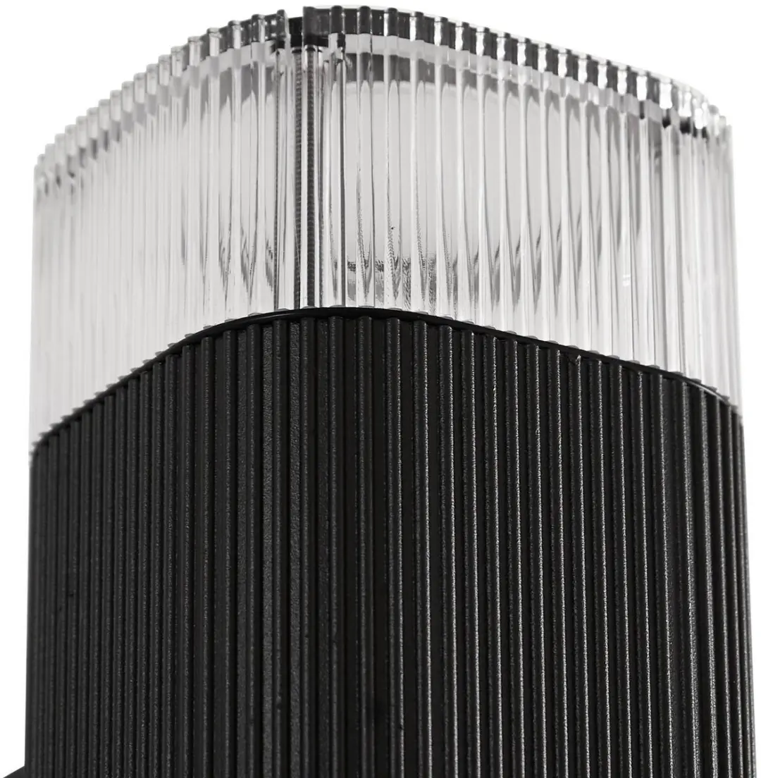 Lindby Wandlamp Buiten 2-lichts Metaal Acryl Zwart